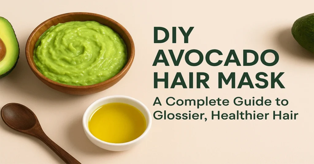 diy avocado hair mask