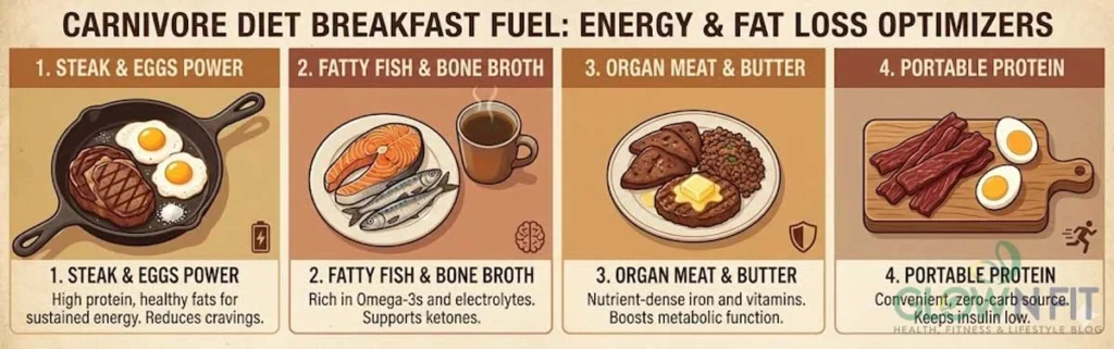 Best Carnivore Diet Breakfast Ideas for Energy & Fat Loss